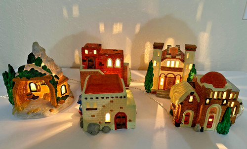 Vtg noma nativity - vtg, night
