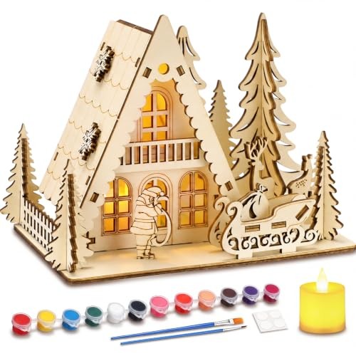 Diy christmas village - 3d,
