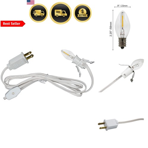 Led lamp cord - lamp, clip