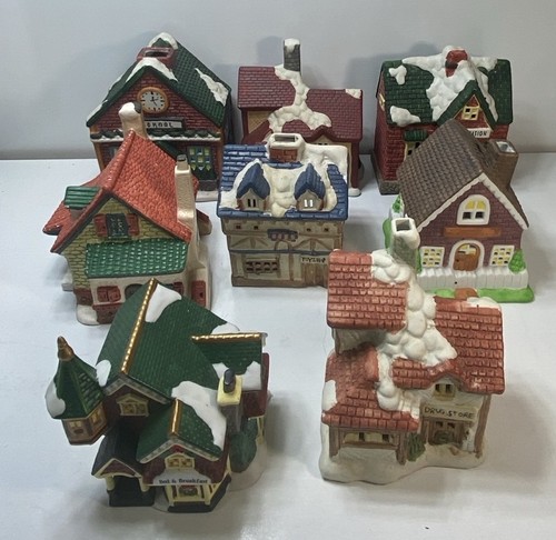 Lot christmas village - christmas,